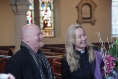 Presentation to Revd. Sonia, April 2016. Photo: D. J. Wynne