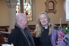 Presentation to Revd. Sonia, April 2016. Photo: D. J. Wynne