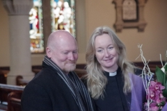 Presentation to Revd. Sonia, April 2016. Photo: D. J. Wynne
