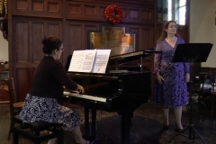 Aine Mulvey (Mezzo Soprano) and Annalisa Monticelli (Piano). Photo: A. Cras.
