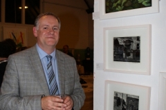 At the opening of Art Sale and Exhibition, St Philip's Hall. 29 October 2015. Photo: D. Wynne