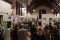 Art Sale & Exhibition Opening Night, Nov 2017. Photo: A. Cras