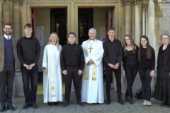 Commissioning of Choral Scholars, October 2016. Photo: A. Cras