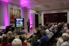 D O'Shea NCH lecture, Feb 2018. Photo: A. Cras