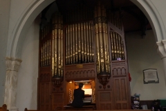 Music at Sandford, Summer 2015: Organ recital in August. Photo: A. Cras