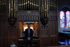 Music at Sandford, Summer 2015: Organ recital in August. Photo: A. Cras