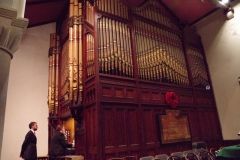 Re-dedication of the organ in Sandford Church. Photo: A.Cras