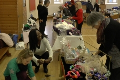 Christmas helpers at Sandford Christmas Bazaar, 28 November 2015. Photo: A. Cras