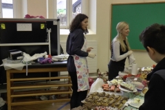 Christmas helpers at Sandford Christmas Bazaar, 28 November 2015. Photo: A. Cras