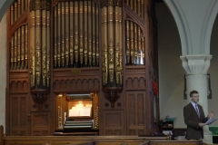 Music at Sandford: Simon Stroughair. Sharon Carty. Vuenv Recorder Consort. July 2015. Photo: A. Cras