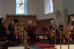 Aisling Kenny and Jenny Robinson with Dublin Viols. Photo: A. Cras