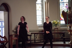 Patrice Keegan and Carole O'Connor. Photo: A. Cras