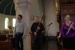 Music at Sandford: The Sundance Trio, August 2015.  Photo: A. Cras
