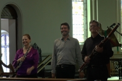 Music at Sandford: The Sundance Trio, August 2015.  Photo: A. Cras