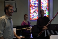 Music at Sandford: The Sundance Trio, August 2015.  Photo: A. Cras