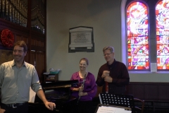 Music at Sandford: The Sundance Trio, August 2015.  Photo: A. Cras