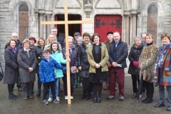 Walking Behind the Cross on Good Friday. Photo: D. Wynne