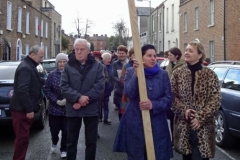 Walking Behind the Cross on Good Friday. Photo: D. Wynne